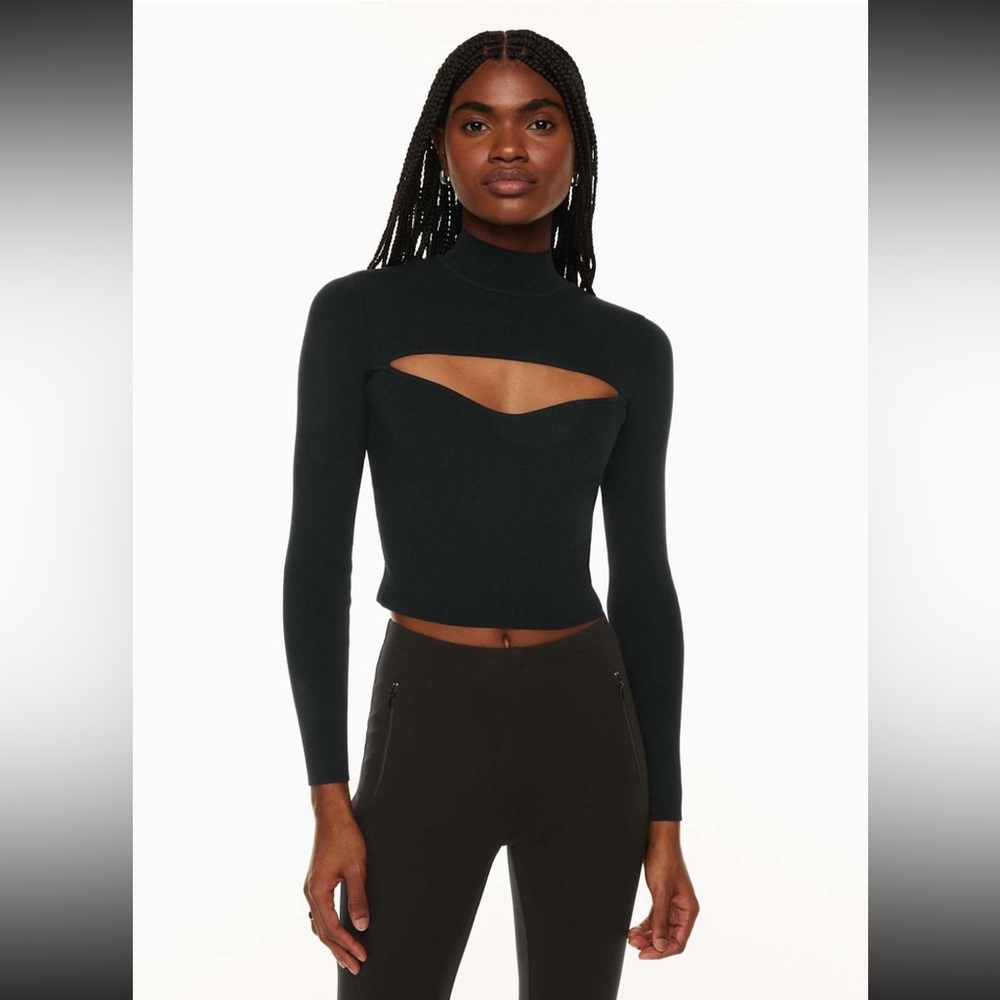Babaton Abbott Sculpt Knit Longsleeve Size Medium Excellent Condition BodyCon